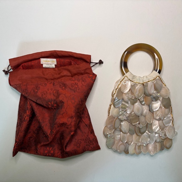 Chan Luu Iridescent Shell Wristlet - Picture 2 of 11